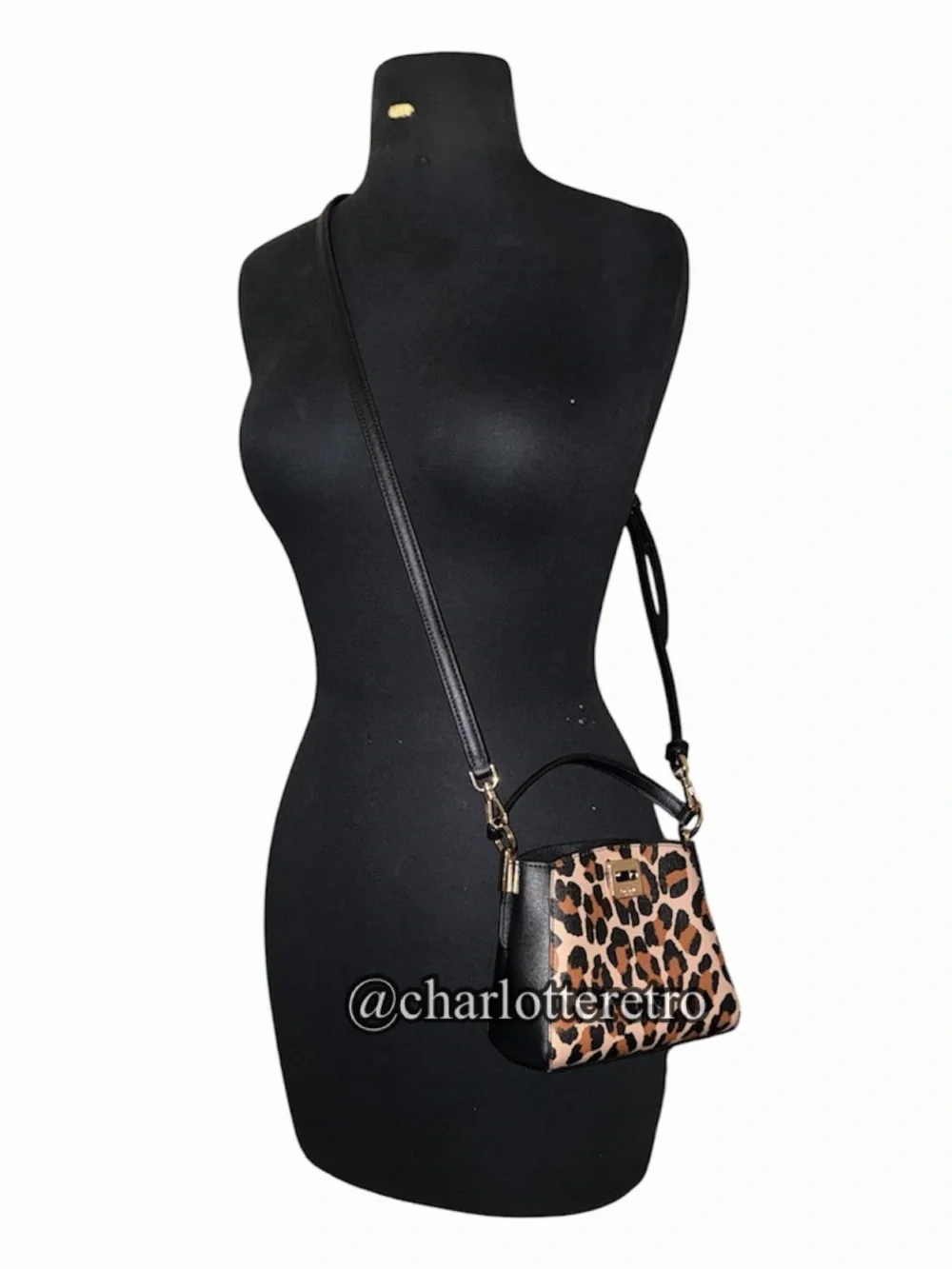 Kate Spade PHOEBE Leopard Mini Top Handle Bag